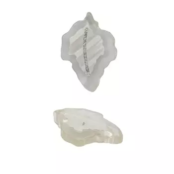 пуговица декоративная (прозр/белый)