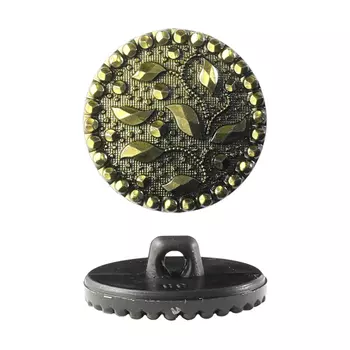 пуговица декоративная ветка с ободком