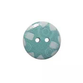 Пуговица деревянная, Цветы 18мм (цвет 264)