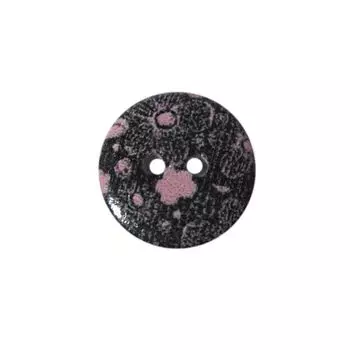 Пуговица деревянная, Цветы 18мм (цвет 74)
