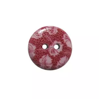 Пуговица деревянная, Цветы 18мм (цвет 78)