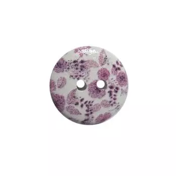 Пуговица деревянная, Цветы 18мм (цвет 79)