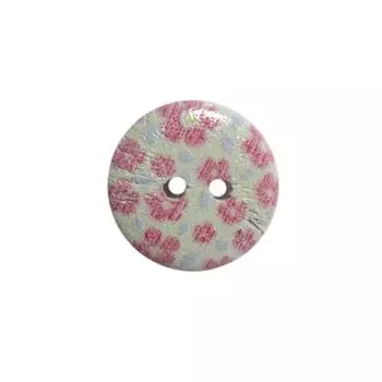 Пуговица деревянная, Цветы 18мм (цвет 94)