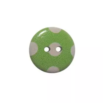 Пуговица деревянная, Горошек 15мм (цвет 44)