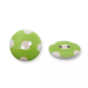 Пуговица деревянная, Горошек 18мм (цвет 44)