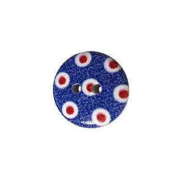 Пуговица деревянная, Горошек 18мм (цвет 9)