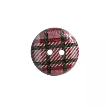 Пуговица деревянная, Клетка 15мм (цвет 40)