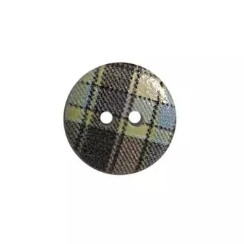 Пуговица деревянная, Клетка 15мм (цвет 51)