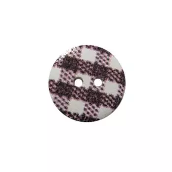 Пуговица деревянная, Клетка 15мм (цвет 60)