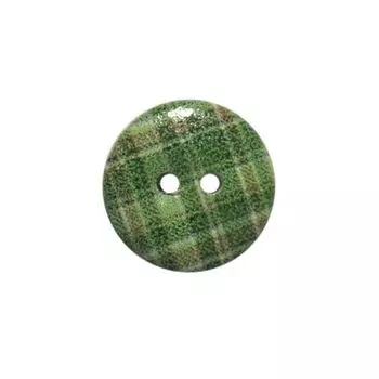 Пуговица деревянная, Клетка 18мм (цвет 55)