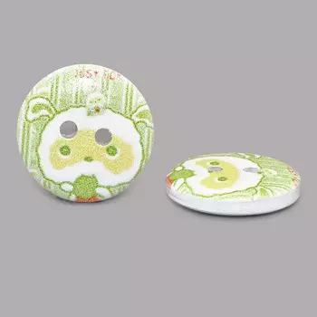 Пуговица деревянная, Мультяшные персонажи 18мм (персонаж 16)