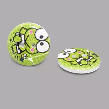 Пуговица деревянная, Мультяшные персонажи 18мм (персонаж 12)