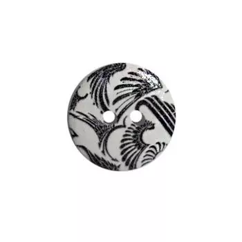 Пуговица деревянная, Орнамент 15мм (цвет 88)