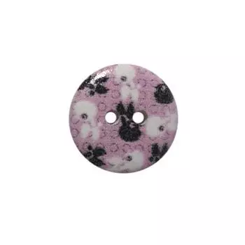 Пуговица деревянная, Орнамент 18мм (цвет 39)