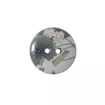 Пуговица деревянная, Орнамент 18мм (цвет 47)