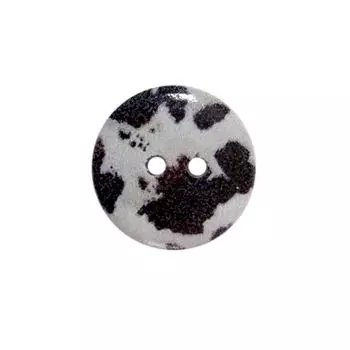 Пуговица деревянная, Орнамент 18мм (цвет 67)