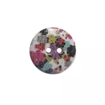 Пуговица деревянная, Орнамент 18мм (цвет 6)
