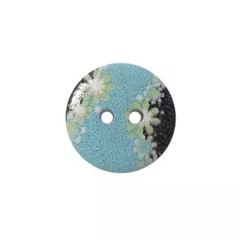 Пуговица деревянная, Орнамент 18мм (цвет 79)