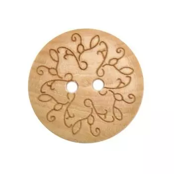 Пуговица из дерева W-100 32L