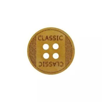 Пуговица из дерева W-139 28L