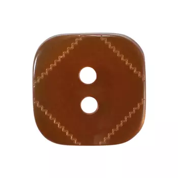 Пуговица квадр. 2 пр. мал. (бежевый)