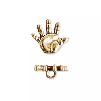 Пуговица, Ладонь (48844) 15мм (AG)