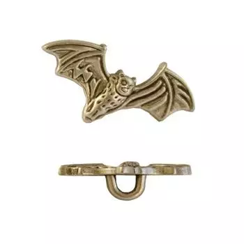 Пуговица, Летучая мышь (48060) 21мм (AG)