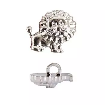 Пуговица, Лев (57976) 18мм (S серебро)