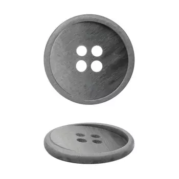 Пуговица мужская костюмная 391387/4 40 (3903 серый мат.)