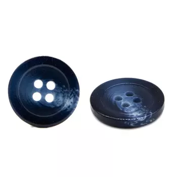Пуговица мужская костюмная 543294/4 40 (5422 синий/глянц.)