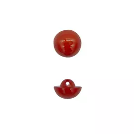 Пуговица на ножке, карамель 20L (красный)