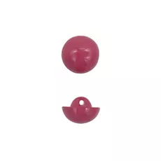 Пуговица на ножке, карамель 20L (малиновый)