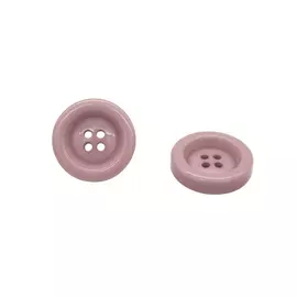 Пуговица на прокол 40L (пыльная роза)