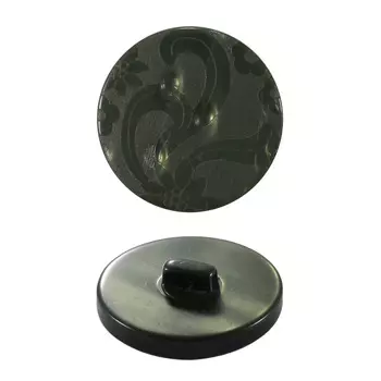 Пуговица пальтовая на ножке, 30 мм, упак./24 шт. (зеленый)