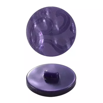 Пуговица пальтовая на ножке, 30 мм, упак./24 шт. (фиолетовый)