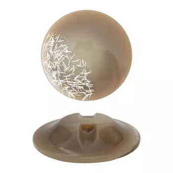 Пуговица пальтовая на ножке, 70L (139s беж)