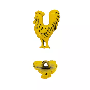 Пуговица, Петух (3366) 30мм (110 желтый)