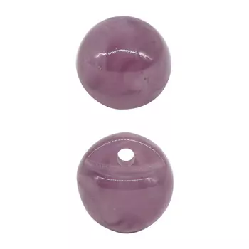 Пуговица под камень из смолы 11мм (дымчатый кварц)