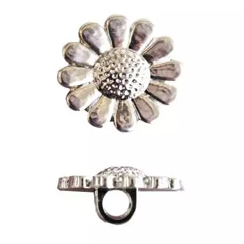 Пуговица, Подсолнух (57984) 15мм (S)