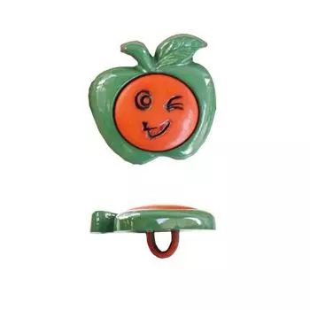 Пуговица, Смешное яблоко (48271) 21мм (876/523)