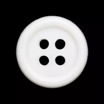 Пуговицы 4 прокола, 13мм (белый)