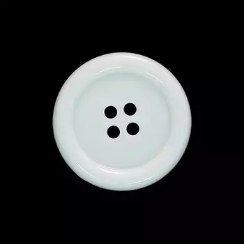 Пуговицы 4 прокола, 20мм (белый)