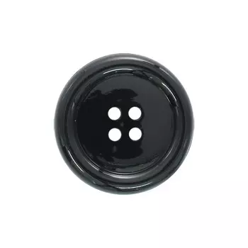 Пуговицы 4 прокола, 20мм (черный)