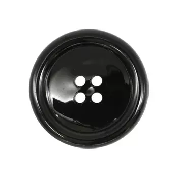 Пуговицы 4 прокола 25мм (черный)