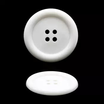 Пуговицы 4 прокола, 35мм (белый)