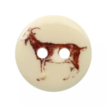 Пуговицы 'Козёл' 9RHB9851 18мм, 12шт