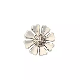 Пуговицы 'Цветок' 1,5мм (серебро)