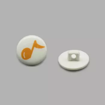 Пуговицы 'Нота', 13мм, 36 шт