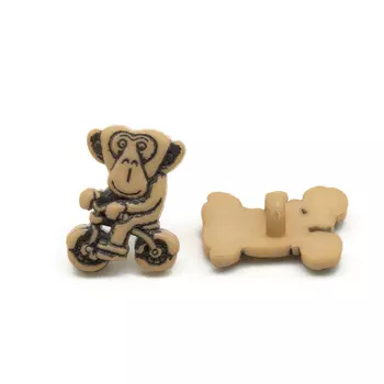 Пуговицы 'Обезьяна' 21мм, 36 шт, цвет 281