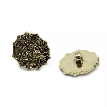 Пуговицы 'Паук' 21мм, 36 шт (AG)